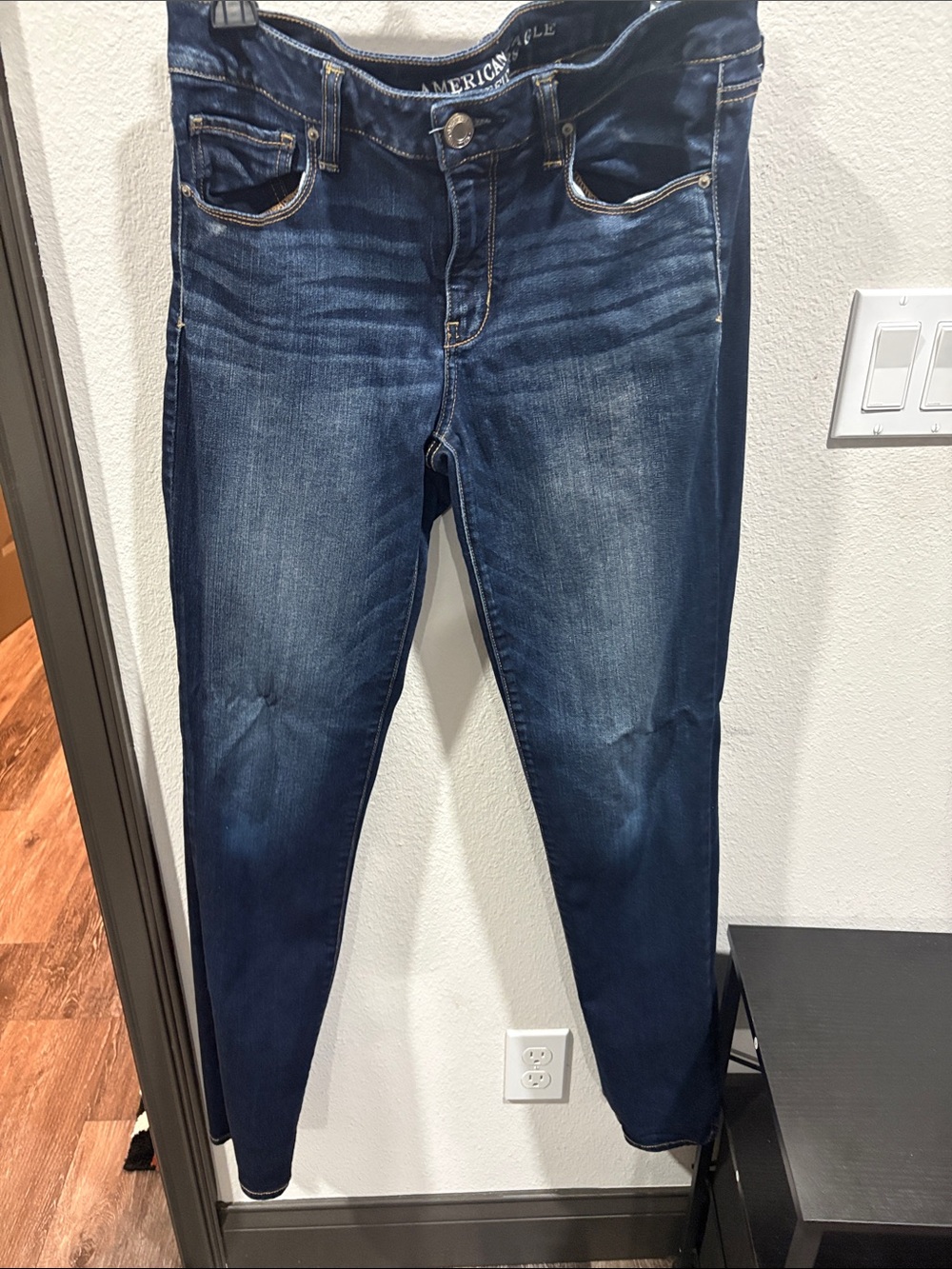 American Eagle Outfitters Dark Blue Skinny Jeans